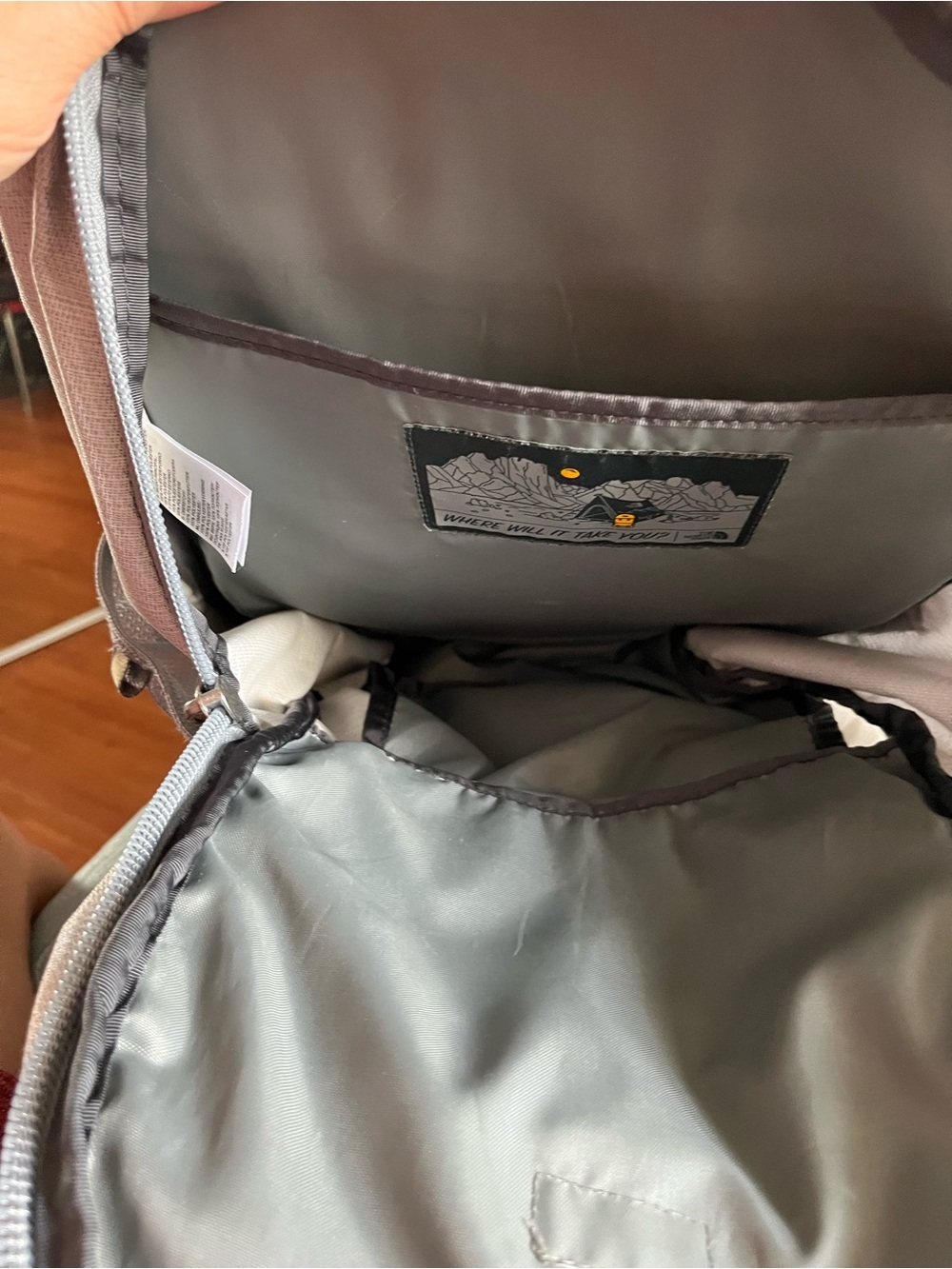The North Face Jester Backpack – Light Heather Grey Unisex - Picture 6 of 11